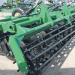 While most manufacturers promote their high-speed disc drills as 10 or 12 m.p.h machines, Todd Parkman says the 45-foot Norwood Kwik-Till is engineered to work at 15 m.p.h. | Ron Lyseng photo