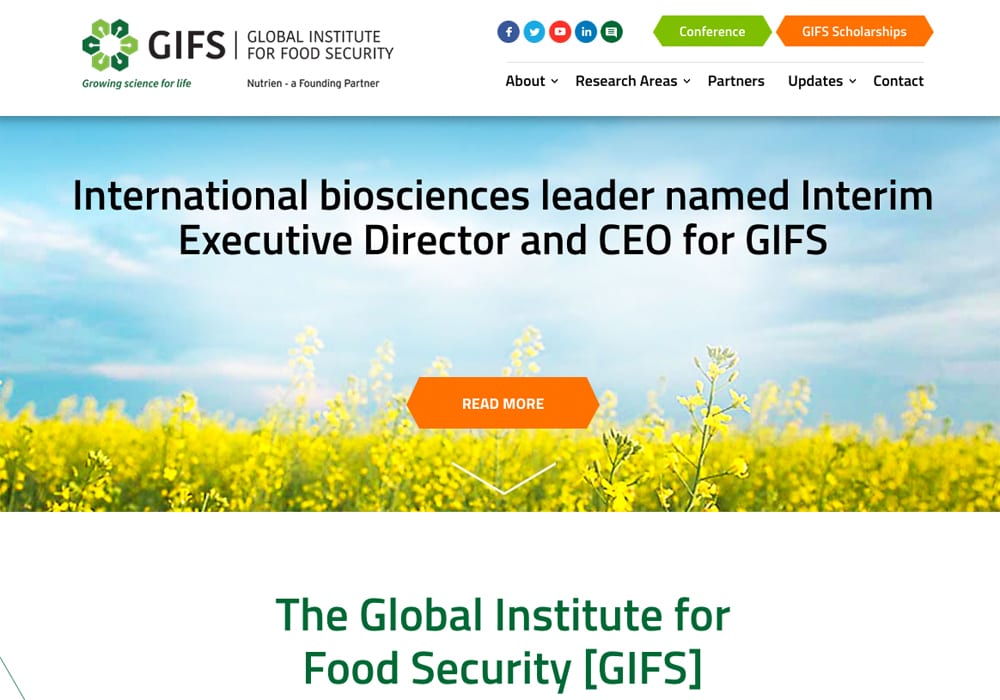 Stephen Visscher will assume the role of interim executive director and chief executive officer with the Global Institute for Food Security at the University of Saskatchewan. | Screencap via gifs.ca