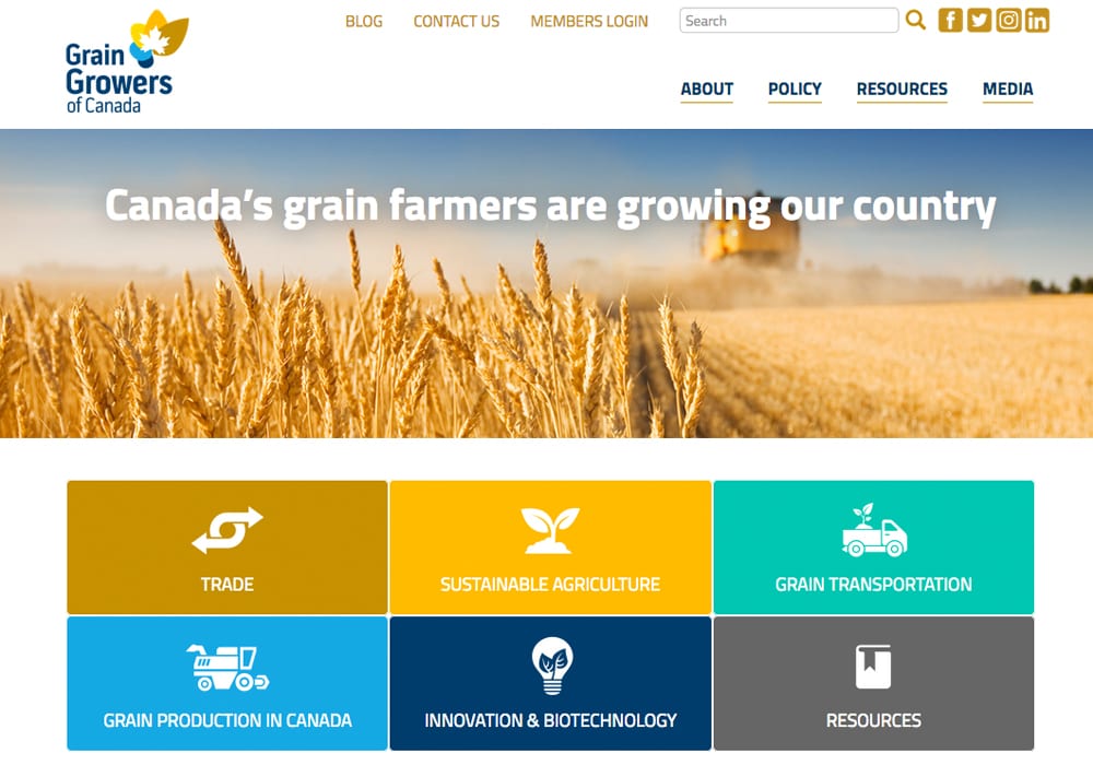 Canadian agriculture has lined up against the carbon tax Ottawa announced would take effect in four provinces next April, saying it will make the sector uncompetitive.  | Screencap via ggc-pgc.ca