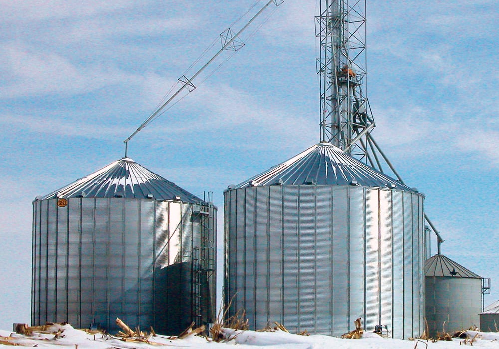 Winter can be used to a grower’s advantage in preserving grain quality, or it can be an enemy of stored grain, all depending on how carefully it’s managed, according to GSI grain storage specialist Gary Woodruff.  |  Ron Lyseng photo