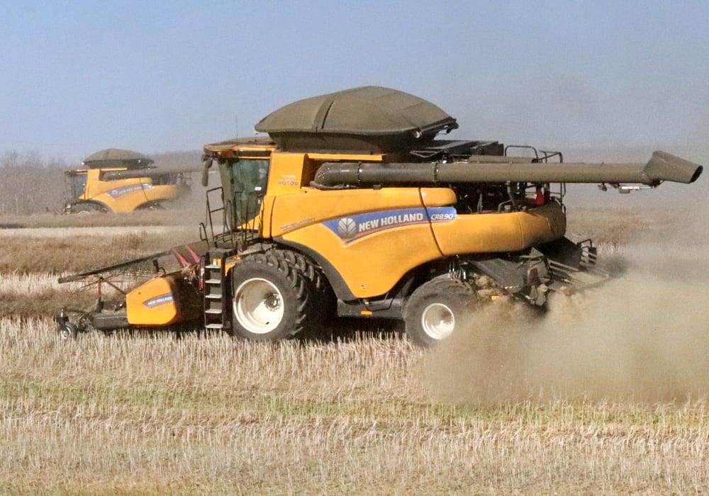 Most crops are now in the bin, thanks to a two-week window of warm, dry conditions opening up in October.  | Robin Booker photo