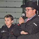 Thomas Wildman and his father, Kirk, judged the All Other Breeds show at Farmfair International. The 16-year-old comes from Sangudo, Alta., where his family raises Angus. This was his first foray into judging. | Barbara Duckworth photo