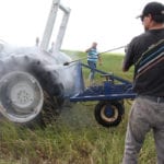 Studies by Alberta Agriculture crop pathologist Michael Harding, which compared different disinfectants that can be used on farm equipment, showed a 50:50 concentration of common household bleach and water killed spores and is cheaper.
| File photo