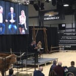 Speaking alongside former New Brunswick premier Frank McKenna at a panel during Canadian Western Agribition held in Regina Nov. 19-24, Wall said the same forces that worked to brand all Canadian oil as dirty don’t like modern agriculture.
| Karen Briere photo