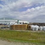 Environment Minister Dustin Duncan and Agriculture Minister David Marit announced today that the stockpile of scrap tires at the former Assiniboia Rubber Recycling plant will be disposed of properly. The plant has been closed since February 2014 and went into receivership later that year. | Google Earth image