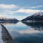 Mountains surround Abraham Lake near Cline River, Alta., in the province’s Bighorn Country. | Jeremy Simes photo