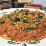 Minty meatballs in tomato sauce are also known as dawoud basha. | Habeeb Salloum photo
