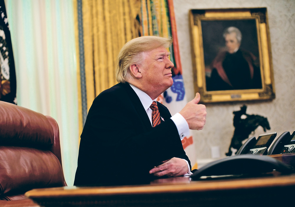 There are patterns in the market that repeat themselves more often than not, but that balance was thrown off last year, largely by actions taken by U.S. President Donald Trump.  |  REUTERS/James Lawler Duggan photo