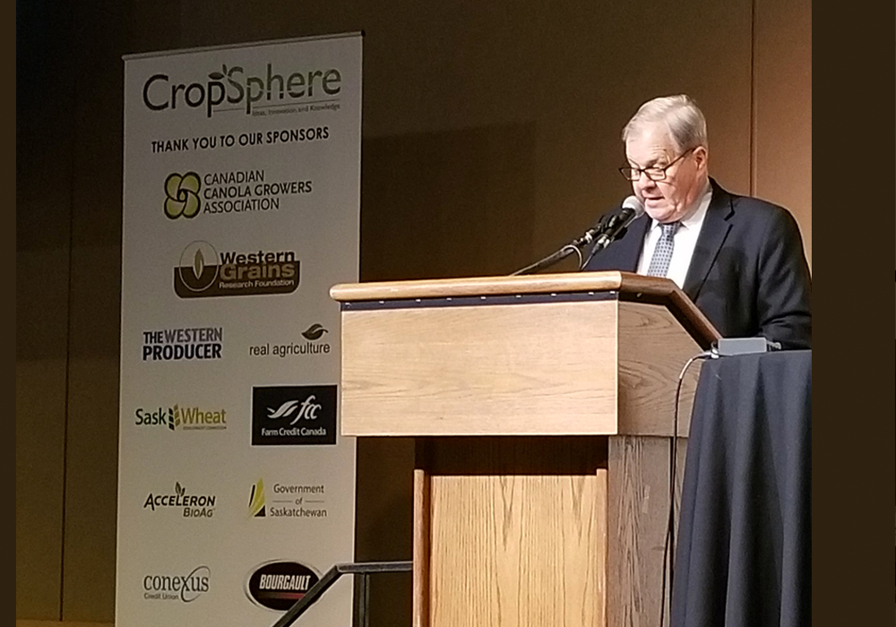 Federal Agriculture Minister Lawrence Macaulay announced the investment earlier today under the Canadian Agricultural Partnership. | Twitter/@L_MacAulay photo