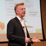 Gordon Bacon, CEO of Pulse Canada, presents at CropSphere, 2019. | Robin Booker photo