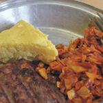 Pap, a traditional white maize meal dish, is served with curry, stew, grilled meats or vegetable stir fry. It is similar to western polenta or grits. In East Africa it is known as ugali. | Betty Ann Deobald photo