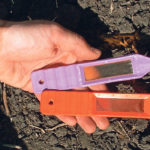 The Plant Root Simulator is like having your own personal soil lab in your fields to analyze biological activity and give you new information on plant-available micronutrients. A key component is the PRS CropCaster. This computer simulation uses the PRS probe data, crop type, rainfall and heat units as a decision support to optimize fertilizer rates.  |  Ron Lyseng photo