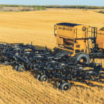 In PAMI field tests last fall, a SeedMaster drill with UltrPro II, on-frame metering recorded a 3.2 percent row-to-row coefficient of variance with germination loss as low as zero percent.  |  Seedmaster photo