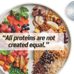 This plate shows the new nutritional recommendations put forth this month by Health Canada.