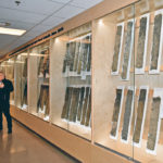 The 100 soil monoliths were collected in the 1950s and 1960s and housed at Agriculture Canada’s Lethbridge Research Centre until they were moved to Lethbridge College last year. | Barb Glen photo