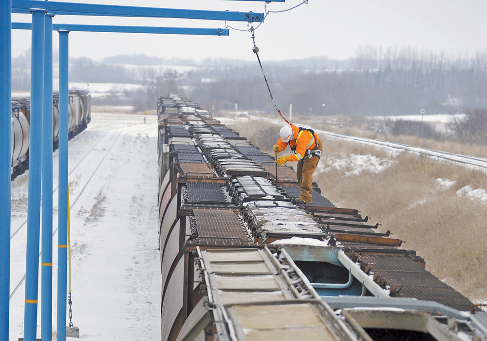 Rail companies are regulated with maximum revenue entitlements on grain transportation, in part because there are only two major carriers, so farmers are justified in seeking to know how much it actually costs to move their grain.  | File photo