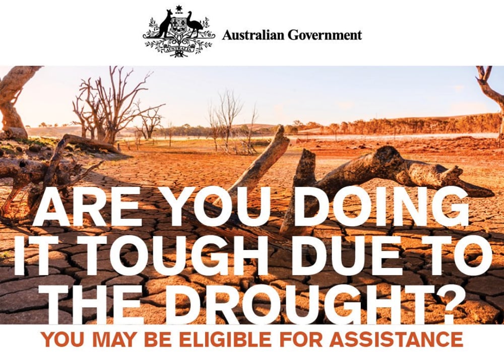 Dry conditions for up to six months in parts of Australia's east coast are set to curb wheat crop yields for a third straight year. | Twitter/@DeptAgNews photo