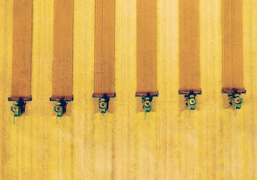 First Pass is a guidance line software that enables farm equipment working on the same field to work efficiently together by creating one correct route that any of the machines can take anywhere on the field.  |  First Pass photo