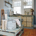 The farmhouse themed room tells the story of an Argentine who is new to the Prairies. | Maria Johnson photo