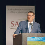 Premier Scott Moe told the Saskatchewan Association of Rural Municipalities Association convention last week that he questions if the federal government shares his concern over the “rising tide of protectionism.” | Robin Booker photo