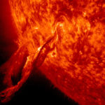 These flares affect weather patterns like polar air and El Nino says professor emeritus Art Douglas from Creighton University in Nebraska. | NASA/Solar Dynamics Observatory photo