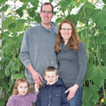 Andrew and Denise Mans operate Mans Organics with Andrew’s parents, Henk and Rita. The couple have five children: Natalie, 2, and Nicholas, 5, are shown here. In school on this day were Kari, 10, Markus, 8, and Curtis, 7. | Barb Glen photo