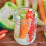 Veggie sticks are a perfect snack for the kids to grab when they get home from school. It’s a good example of how food can be served in jars. | Sarah Galvin photo