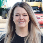 Sheri Dale of Combine World in Allan, Sask., told the Combine College about numerous ways a farmer can upgrade an older combine. For example, she sells a Farm TRX monitor system that tracks yields, builds reports and maps, and costs less than $2,000. | Ron Lyseng photo