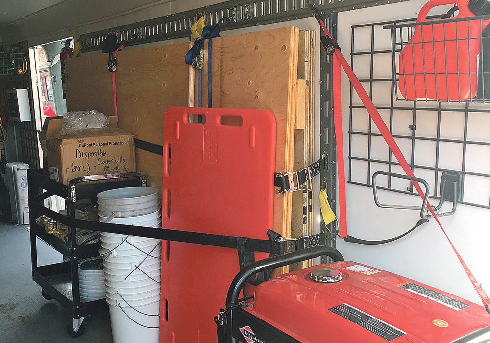 Emergency livestock handling equipment trailers, administered by the Alberta Farm Animal Care Association, are equipped with gear that can help producers cope with incidents such as cattle liner rollovers, barn collapses, fires, floods and stuck animals.  |  AFAC photo