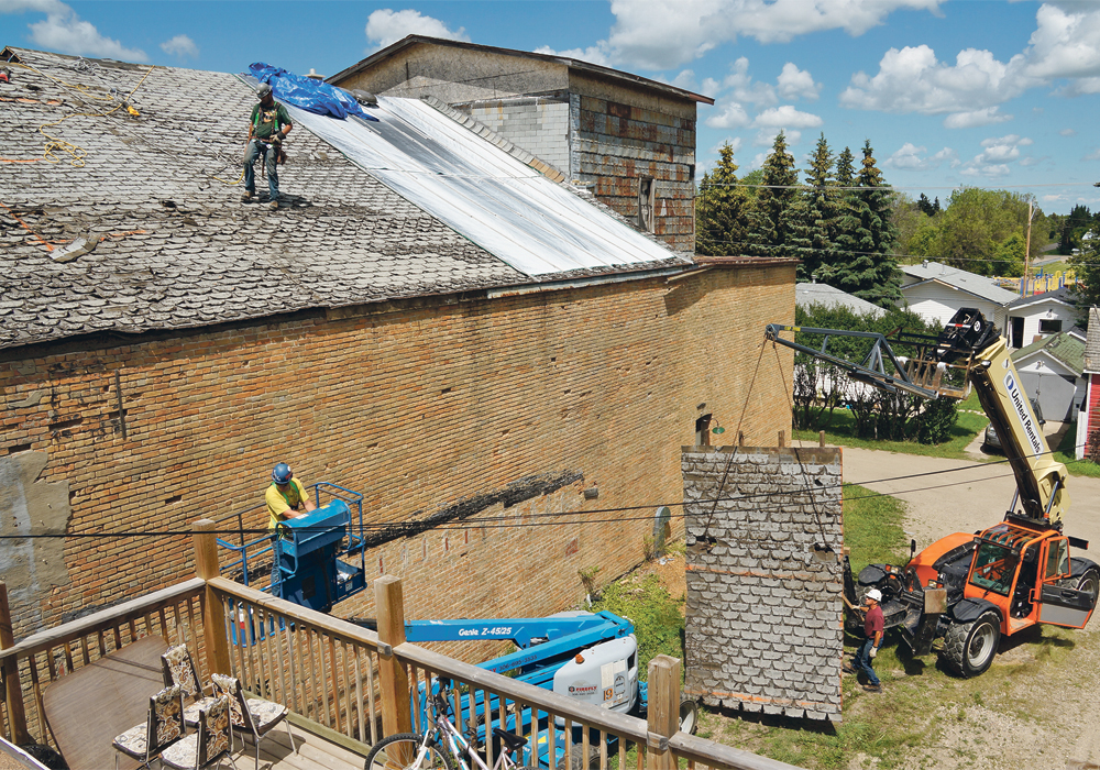 Restoring the old theatre has required a significant effort in Indian Head, Sask.  |  Bruce Neill photo