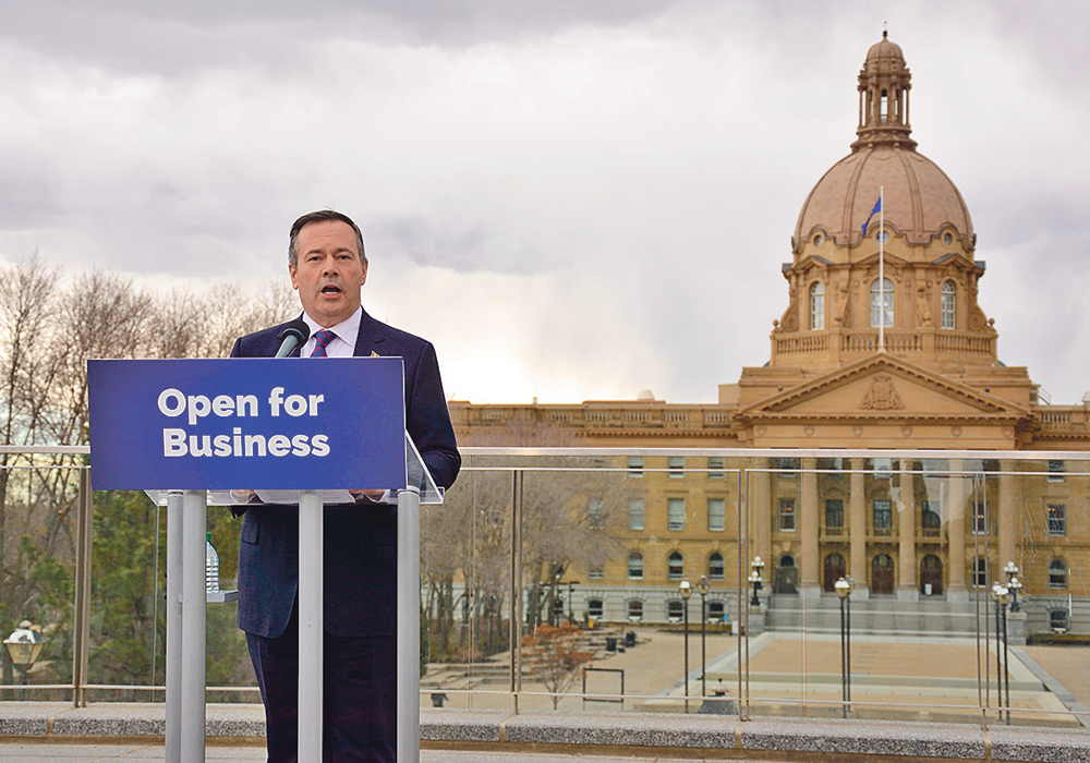 Alberta premier-designate Jason Kenney outlines plans for two new bills he intends to announce once his government is sworn in April 30.  |  Jeremy Simes photo