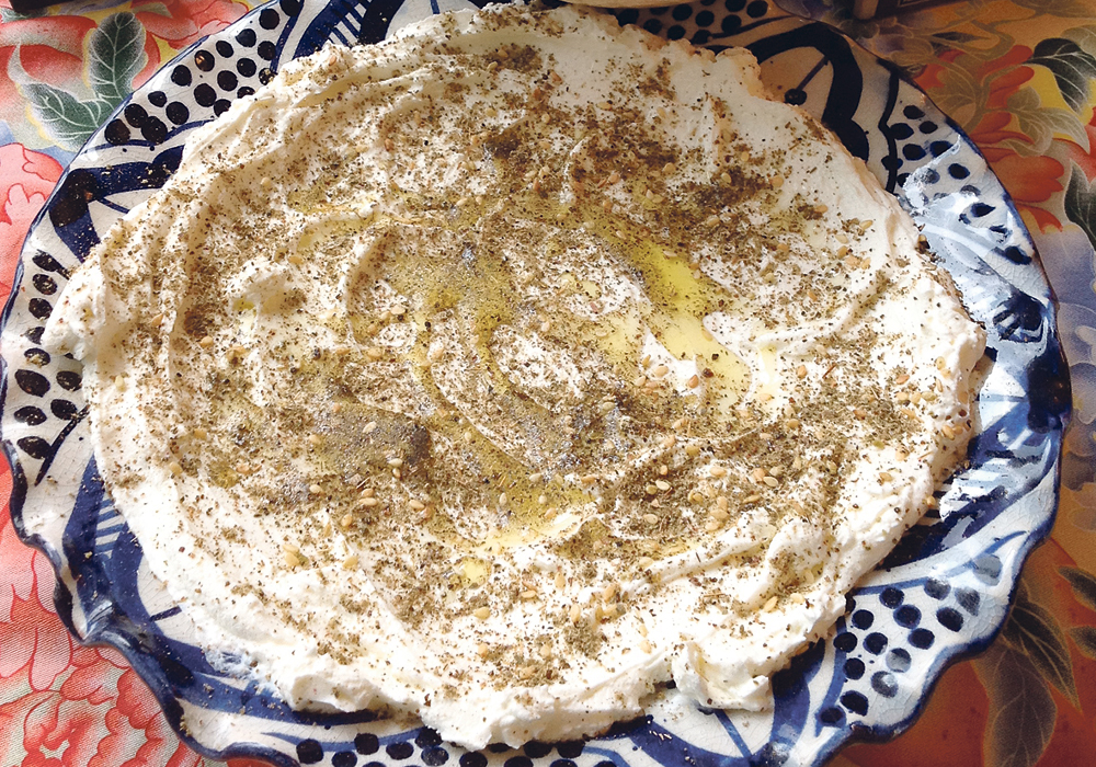 Strained yogurt cheese is the “peanut butter” of the Middle East.  |  Habeeb Salloum photo