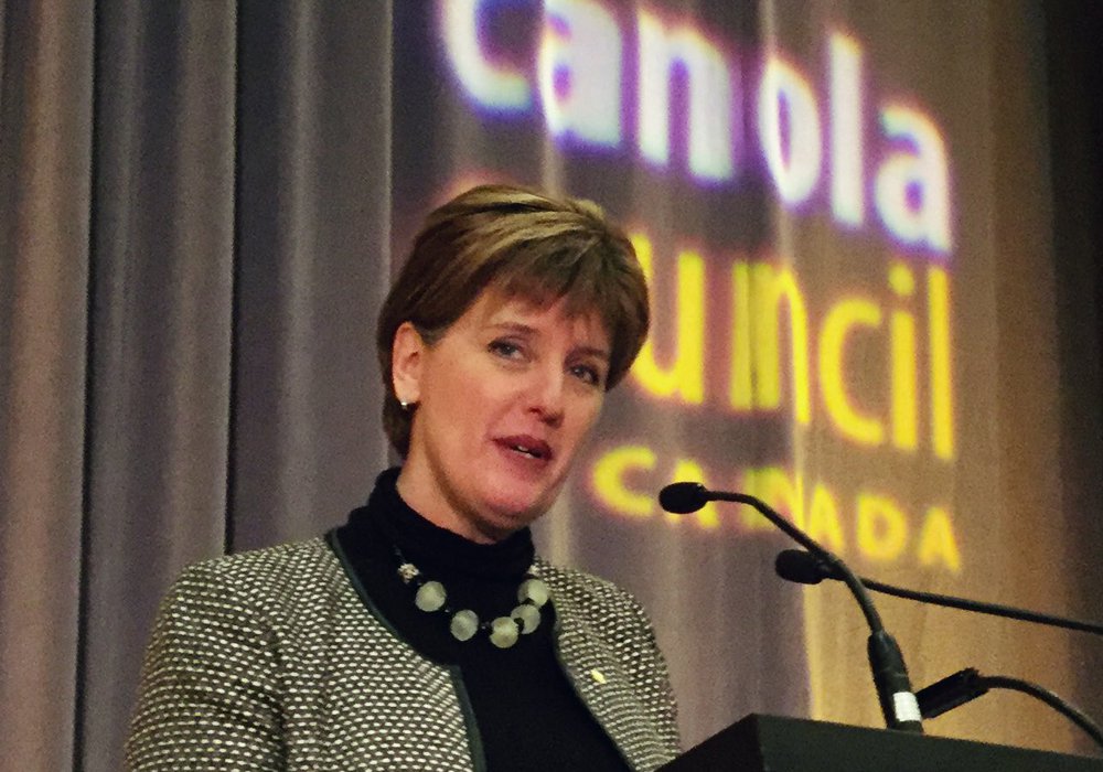 Minister Bibeau's government increases cash advances for farmers and extends program deadlines.  |  Ed White photo