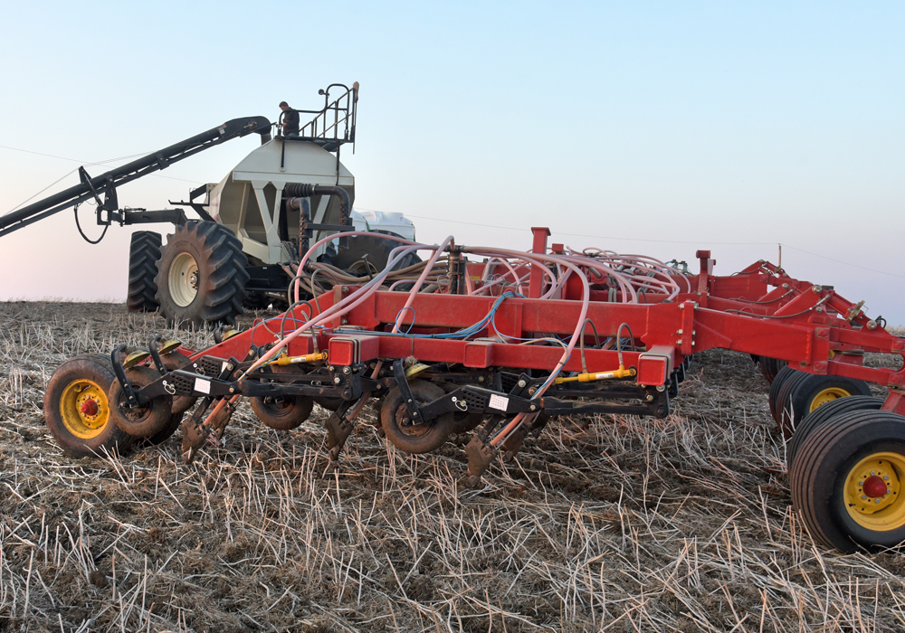 The Saskatchewan Ministry of Agriculture report that five per cent of planting across the province has been completed as of April 29. That's ahead of the five-year average of three per cent. | File photo