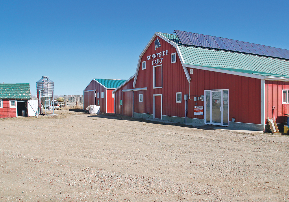 The Sunnyside Dairy farm near Martensville, Sask., has branched out and added a creamery to the operation. It took about one year to obtain a permit from the province to operate the creamery.  |  Sean Pratt photo