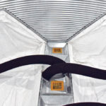 GSI’s Flexwave uses a pair of polyester bladders to move the last of the bin out. | GSI photo