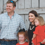 Chris and Sara Allen raise their children, Annlawrence, 5, and Addison, 2, on a Simmental farm near Lexington, Kentucky. | Barbara Duckworth photo
