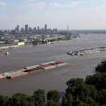 After what many grain shippers have called the worst river flooding ever in terms of timing, breadth and duration, the vessels may finally be able to reach elevators in the heart of the U.S. farm belt to haul away export-bound corn and soybeans. | Twitter/@stltoday photo
