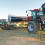 Farmers are often forced to obtain their spray water from deep wells when dugouts dry up, but this water can have high concentrations of bicarbonate, which can cause problems with herbicides. | File photo