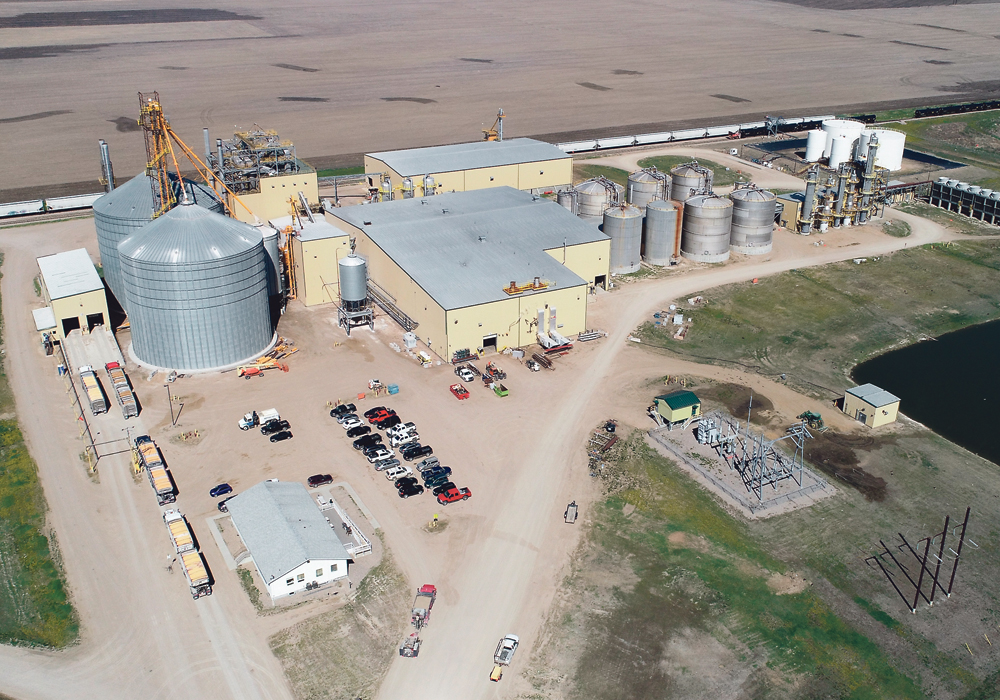 Federated Co-operatives hopes to lower the carbon intensity of ethanol production at the Terra Grains Fuels plant.  |  FCL photo
