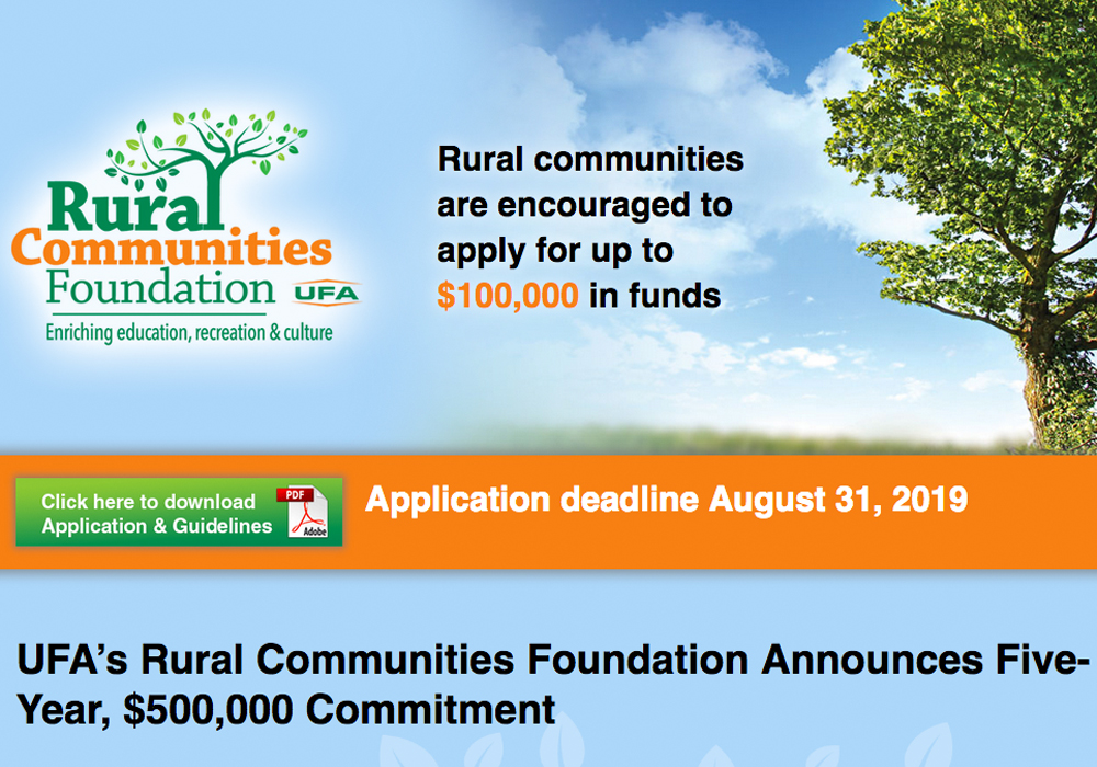 Applicants can apply until Aug. 31. The UFA will announce the recipients Oct. 16. | Screencap via rcfufa.com