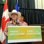 Announced by federal Agriculture Minister Marie-Claude Bibeau at the Calgary Stampede July 10, the money will support international market development, animal welfare enhancement in the feedlot sector and research and domestic programs like Verified Beef Production Plus and the Canadian Roundtable for Sustainable Beef. Twitter/@mclaudebibeau photo