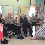 Jack Houston, left and Jack Fleming participate in the Sharing Dance Seniors program led by Dana Routledge, recreation director and on-site facilitator at the Birch Lodge in Hamiota, Man. | Brenda Hunter photo