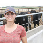 University of Saskatchewan master’s student Janelle Smith is comparing natural and conventional beef management. | Harrison Brooks photo