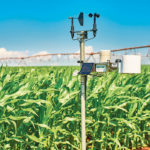 The latest in field data stations like this Pessl unit, an iMetos 3.3, benefits from LPWAN communications and has been a hit in Europe. | SMA photo