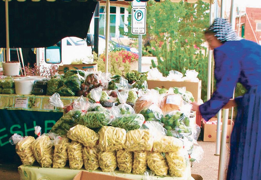 Freshly picked and bagged vegetables are a staple at farmers markets across the country.  |  Sarah Galvin photo