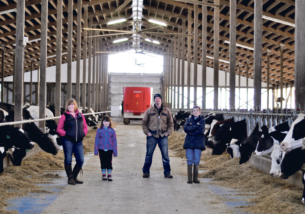 The Morrison family operates a dairy operation near Woodslee, Ont., and has been expanding the operation as quickly as quota allows.  |  Vicky Morrison photo