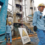 Technicians at an ethanol facility that produces gasoline for vehicles. This distillery and refinery operation belongs to China’s Petroleum and Chemical Corporation, or Sinopec, in Tianjin China. | REUTERS photo