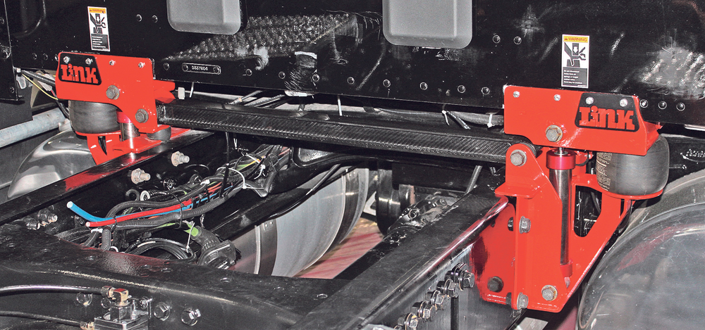 In June, Link introduced their new Road-Optimized Innovation (ROI) semi-active digital Cabmate. This intelligent, semi-active cab suspension delivers a new level of ride quality that responds to road and weather conditions instantly. |  Ron Lyseng photo