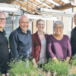 Resarchers at the Salk Institute for Biological Studies who are studying root growth include Joseph Noel, left, Joseph Ecker, Julie Law, Joanne Chory and Wolfgang Busch. | Salk Institute for Biological Studies photo